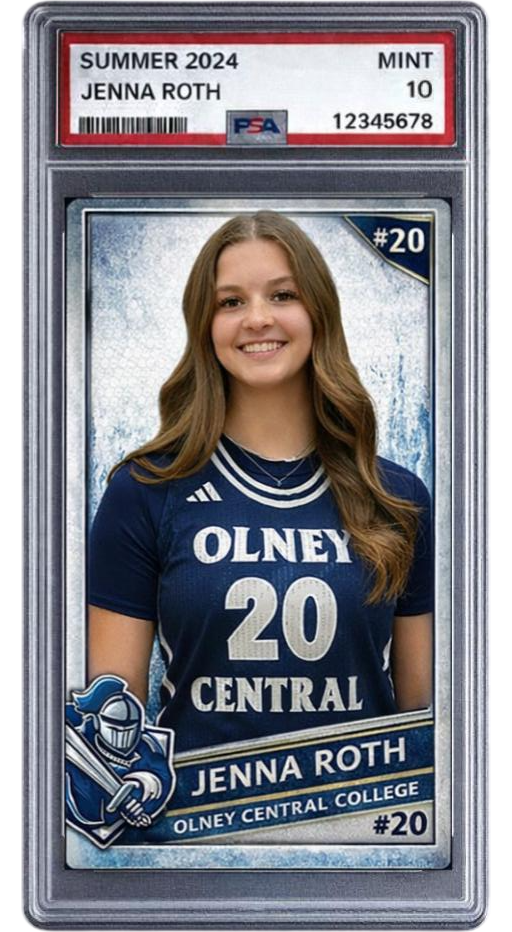 Jenna Roth — graded trading card, front