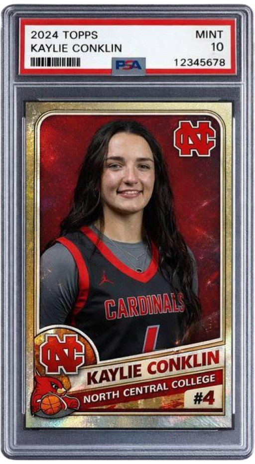 Kaylie Conklin — graded trading card, front
